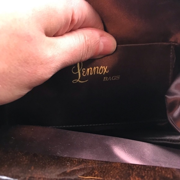 Vintage Lennox tortoiseshell patent leather bag - Picture 6 of 8